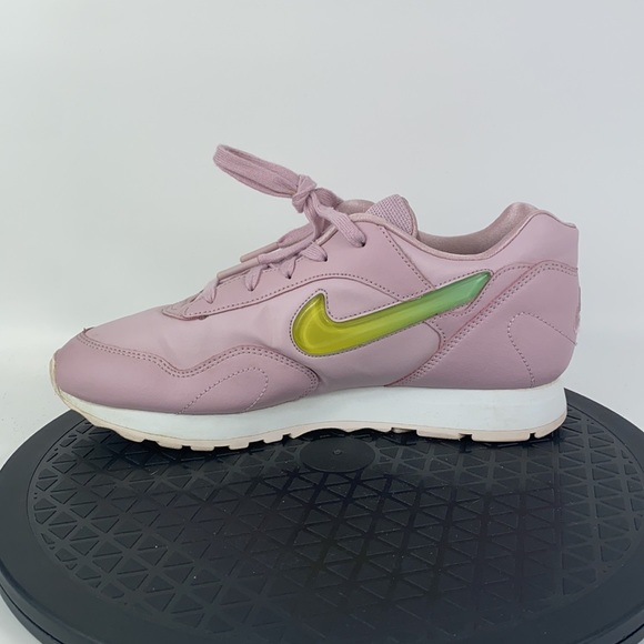 Nike Outburst Pink/Green Athletic Running Shoes Promo Samples Women's Size 7 - Picture 9 of 13